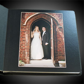 contemporary wedding album page design