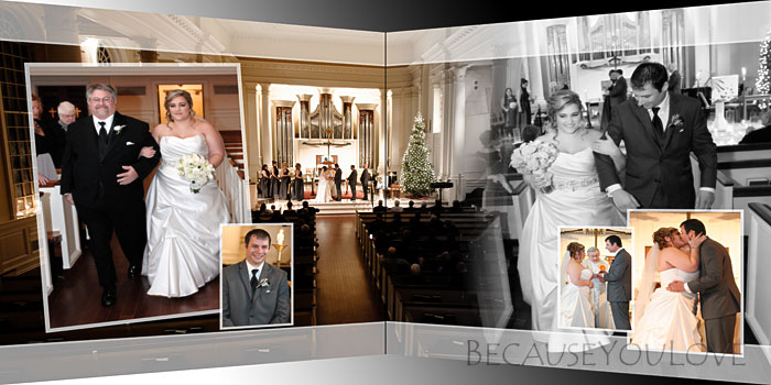 album of wedding in bucks county pennsylvania