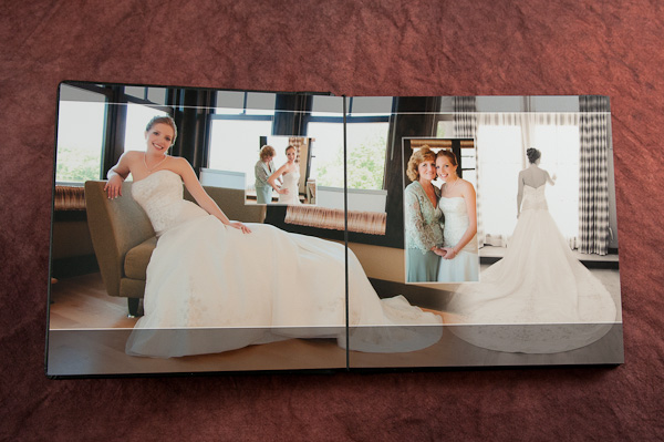 album of wedding in bucks county pennsylvania.