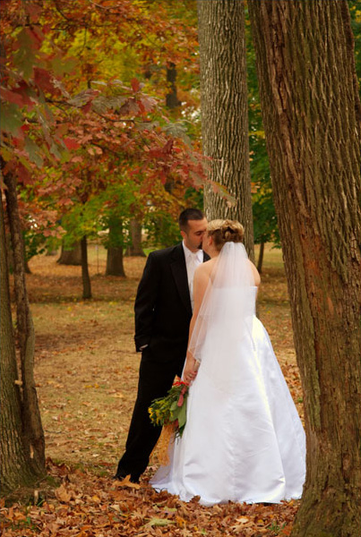 A quiet moment before the reception.