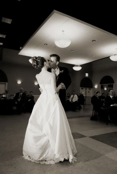 Their first dance as husband and wife.