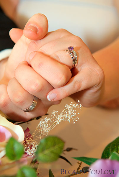 Loving hands.