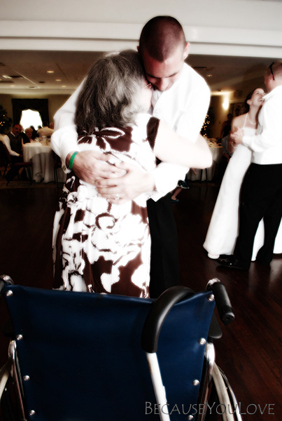 Groom and mother dance