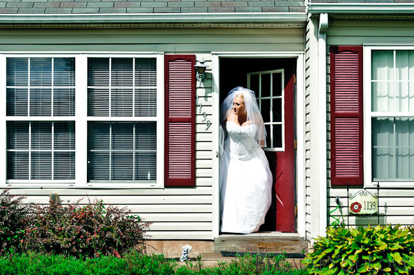 bride waits