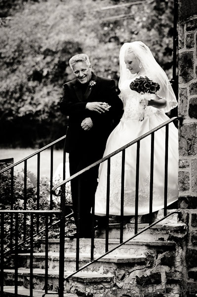 bride and father