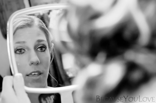 bride gets ready