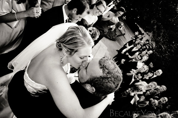 kiss after ceremony
