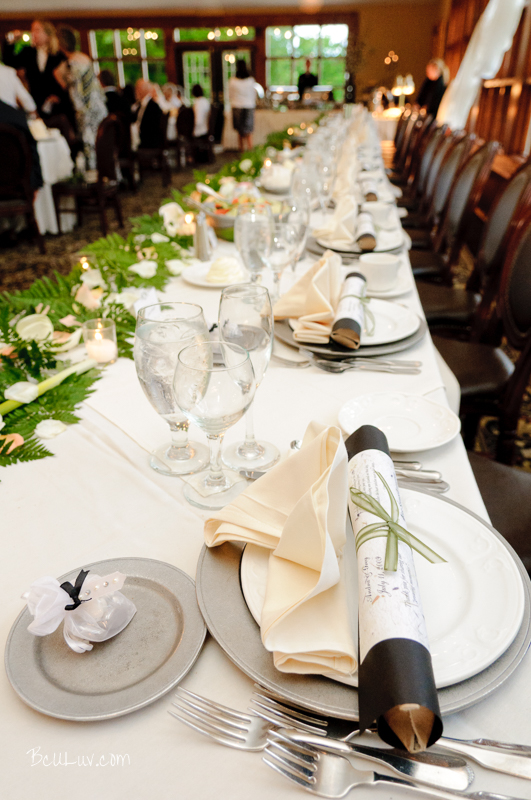 The bridal table