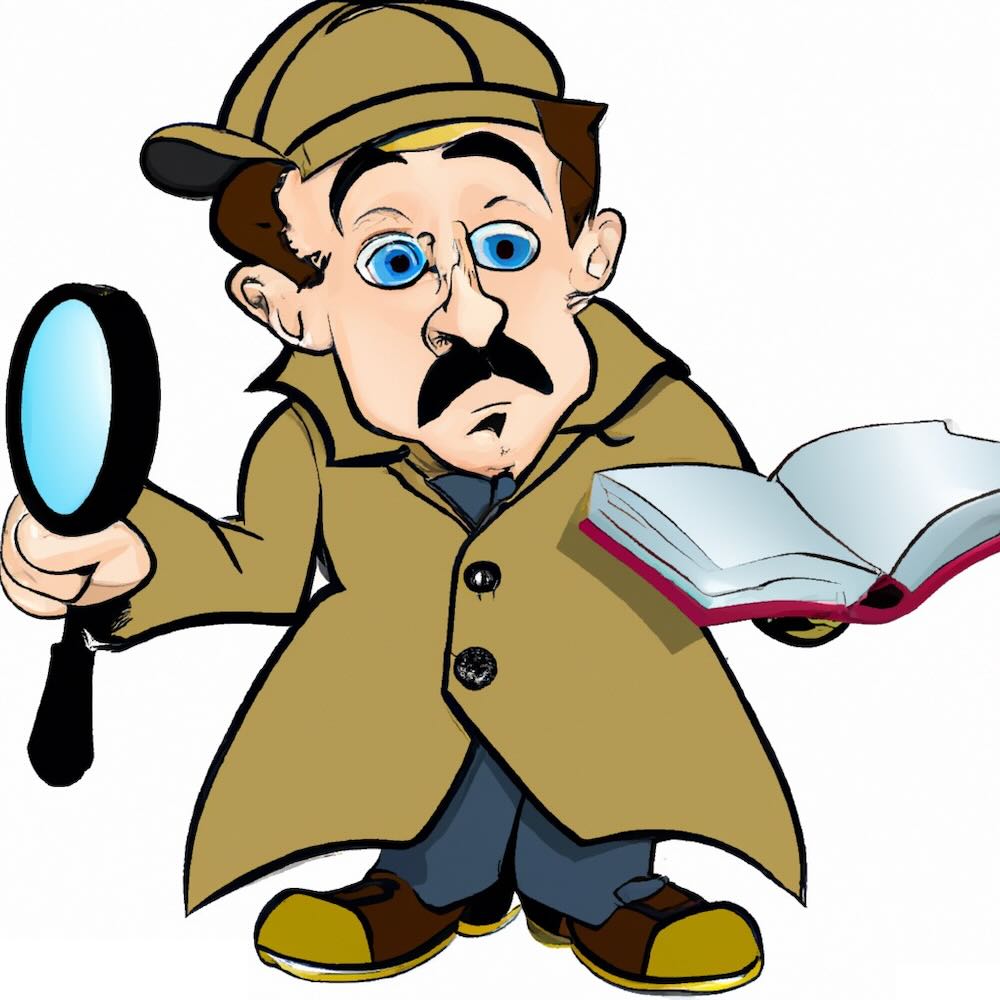 A befuddled detective looking for a webpage